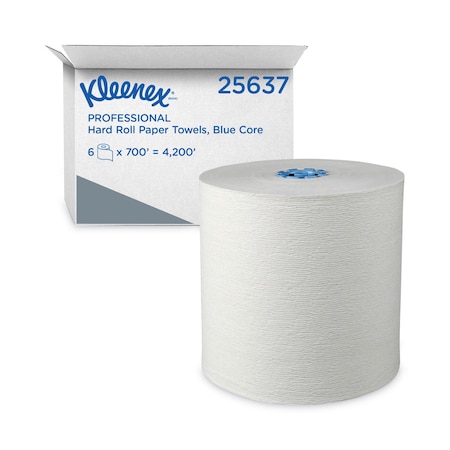 Scott Scott Pro Hardwound Paper Towels, 1 Ply, Continuous Roll Sheets, 700 ft, White KCC 25637